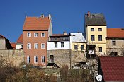 Úštěk – hradby na JV straně