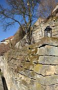 Úštěk – hradby na JZ straně