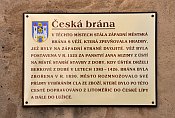 Úštěk – Česká brána – informační tabule