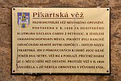 Úštěk – Pikartská věž – informační tabule