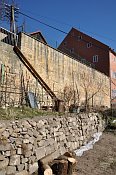 Úštěk – hradby na JV straně