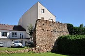 Dvr Krlov nad Labem  mstsk hradby na zpadn stran
