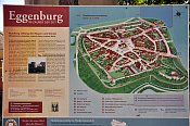 Eggenburg – informační tabule s plánem města