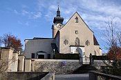 Allentsteig – kostel naproti hradu