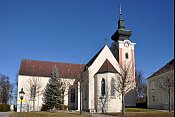Allentsteig – kostel naproti hradu