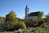 Schiltern – kostel z hradu