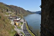 Sarmingstein  Mautturm  vhled na Dunaj