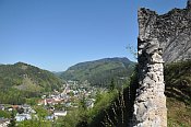 Hohenberg – výhled na obec
