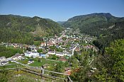 Hohenberg – výhled na obec