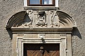 Sachsengang  detail nad vstupem