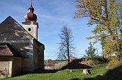 Vesten�tting � kostel a hradn� j�dro