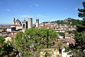 Bergamo – Citta Alta a San Vigilio z hradu