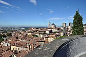 Bergamo – Rocca, pohled na Citta Alta