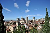 Bergamo – Citta Alta z hradu