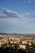 Bergamo z Castello di San Vigilio