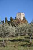 Assisi – pod Rocca Minore