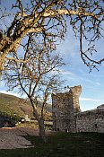 Assisi – Rocca Maggiore, v pozadí Rocca Minore