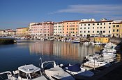 Livorno – nábřeží u Fortezza Nuova