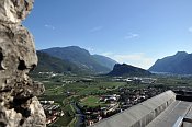 Arco – Castello, výhled k Lago di Garda