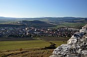 Spišský hrad – výhled na Spišské Podhradie a Kapitulu