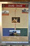 Šomoška – informační tabule na Fiľakovském hradě