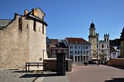 Banská Bystrica – hodinová věž od městského hradu