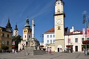 Banská Bystrica – městský hrad a hodinová věž