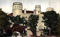 Orlk nad Vltavou na pohlednici z r. 1928