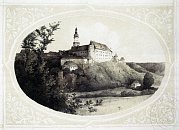 Nové Město nad Metují – litografie H. W. Rau (kolem 1850)