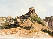 Hričovský hrad na obraze Thomase Endera