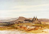 Spišský hrad od Spišské Kapituly na obraze Thomase Endera