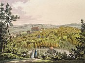 Vlašim – pohled do parku – Václav A. Berger (1802) podle A. Pucherny