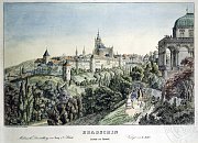 Pražský hrad – obraz Vincence Morstadta (kolem 1830)