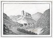 Karlštejn – litografie kolem r. 1850