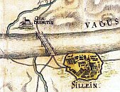 Budatín a Žilina na historické mapě Dolního Kysucka z počátku 18. stol.
