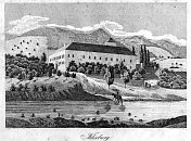 Felixburg u Klášterce nad Ohří – J. Fark podle F. A. Hebera (1844)