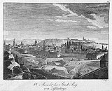 Praha – pohled od Žižkova – C. Pluth podle V. Morstadta (1819)