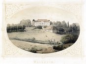 Zahájí-Waldheim – litografie H. W. Rau (1852)