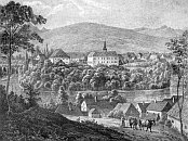 Vršovice u Loun – A. Kunike (kolem 1830)