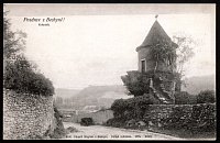 Bechyně – bašta Kohoutek – pohlednice (1903)