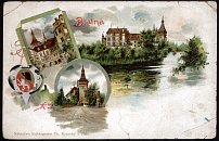 Blatná – pohlednice (1900)