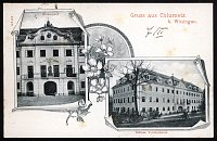 Chlum u Třeboně – pohlednice (1907)