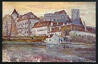 Jindřichův Hradec – pohlednice (1935)