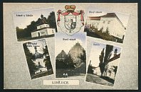 Libějovice – Starý a Nový zámek – pohlednice (1916)