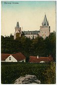 Červený Hrádek u Sedlčan – pohlednice (1918)