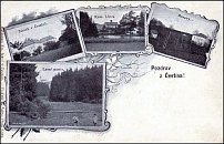 Čestín – pohlednice (1901)