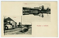 Lešany – pohlednice (1909)