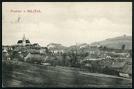 Miličín – pohlednice (1909)