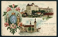 Mladá Boleslav – pohlednice (1903)