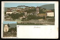 Rataje nad Sázavou a Pirkštejn – pohlednice (1900)